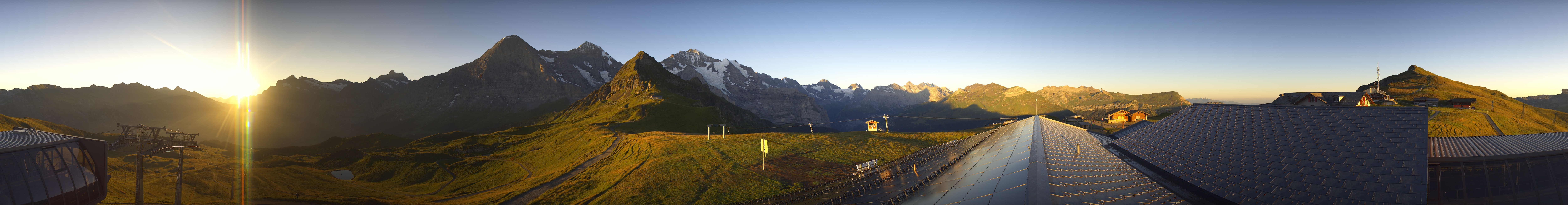 Archived image Webcam Panoramic view from the Männlichen