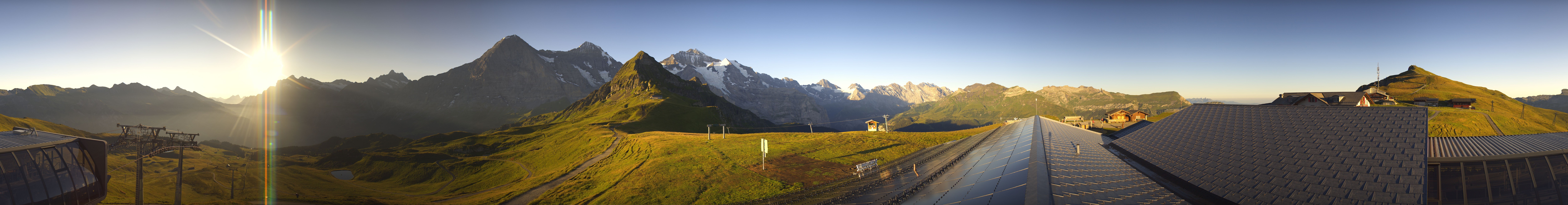 Archived image Webcam Panoramic view from the Männlichen