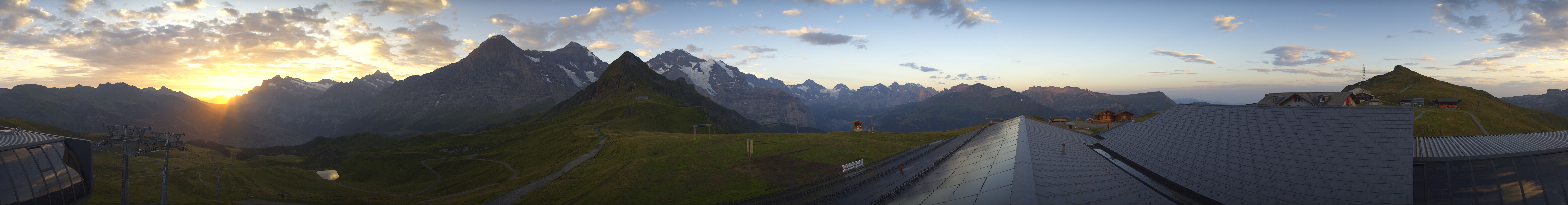 Archived image Webcam Panoramic view from the Männlichen