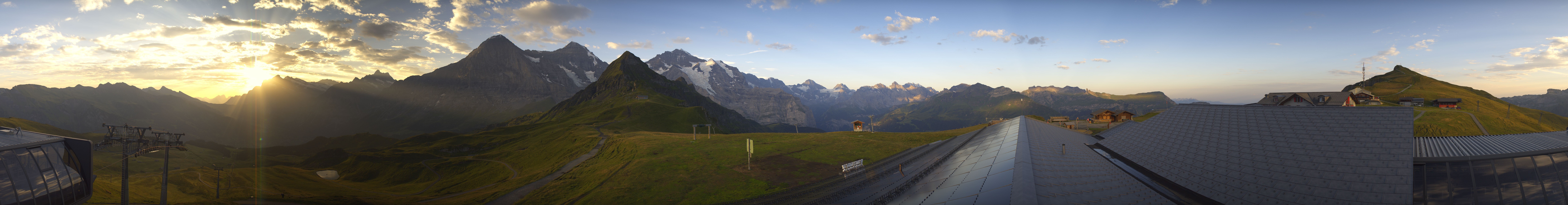 Archived image Webcam Panoramic view from the Männlichen