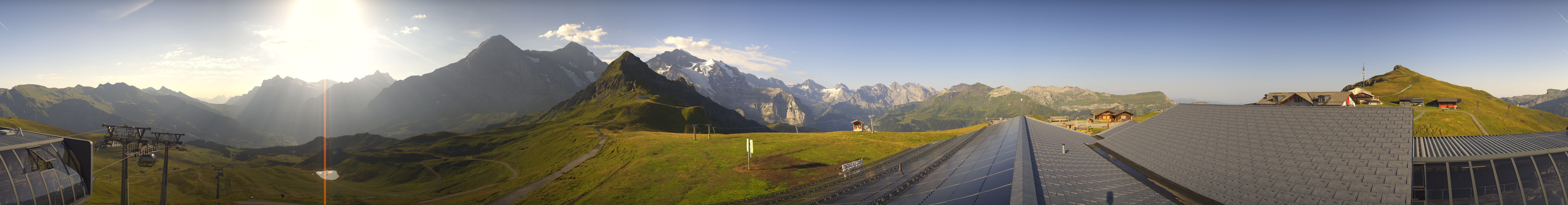 Archived image Webcam Panoramic view from the Männlichen