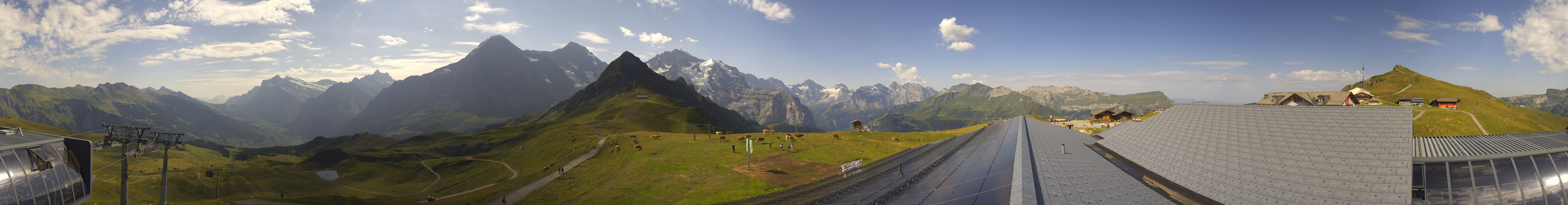 Archived image Webcam Panoramic view from the Männlichen