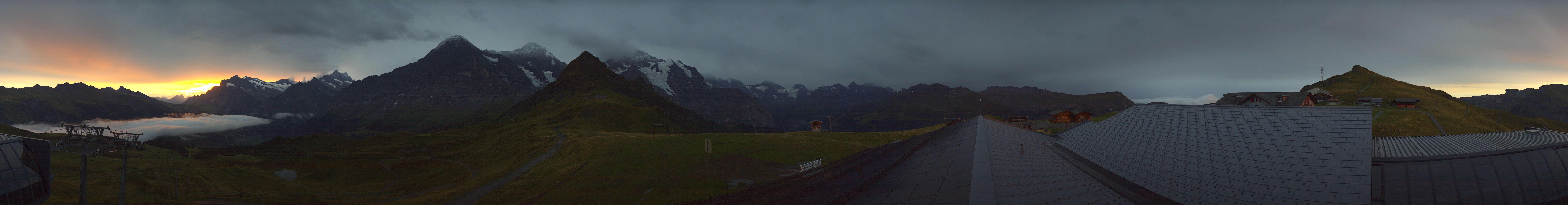 Archived image Webcam Panoramic view from the Männlichen