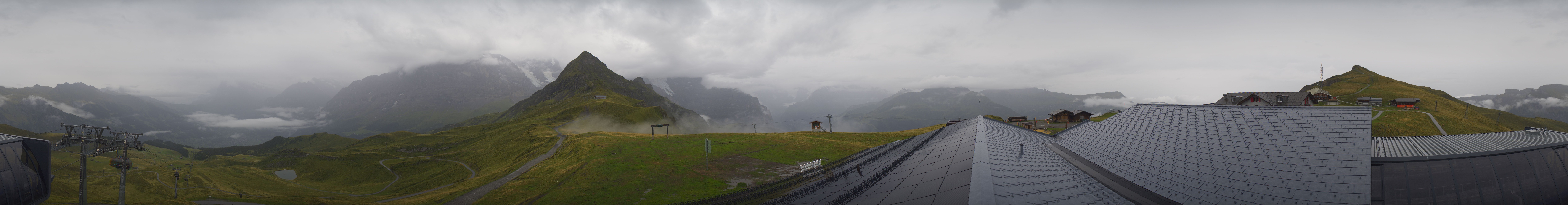 Archived image Webcam Panoramic view from the Männlichen