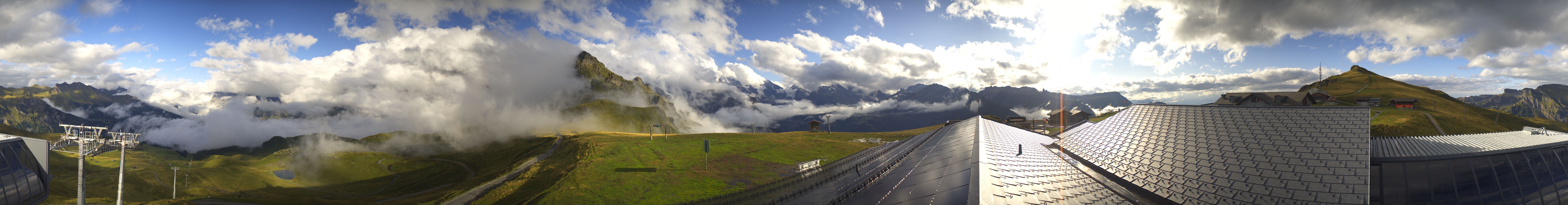 Archived image Webcam Panoramic view from the Männlichen