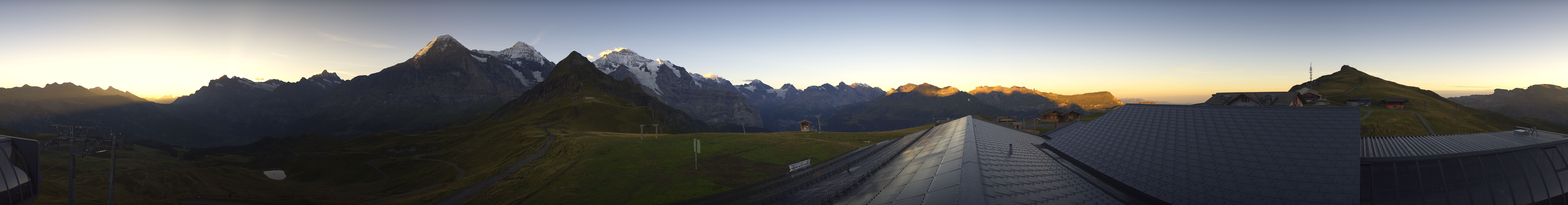 Archived image Webcam Panoramic view from the Männlichen