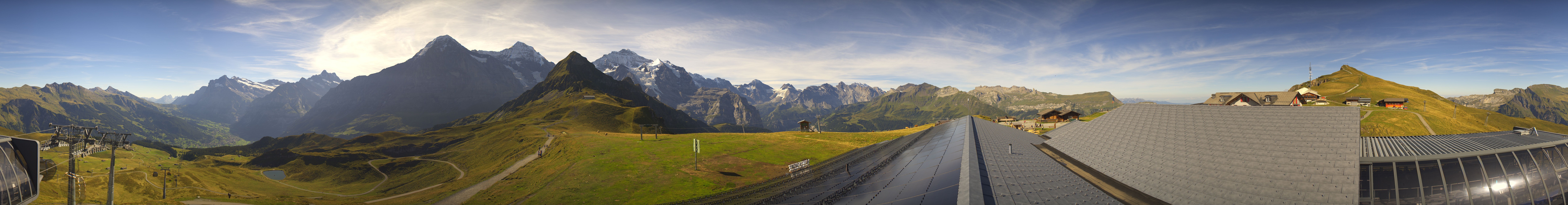 Archived image Webcam Panoramic view from the Männlichen