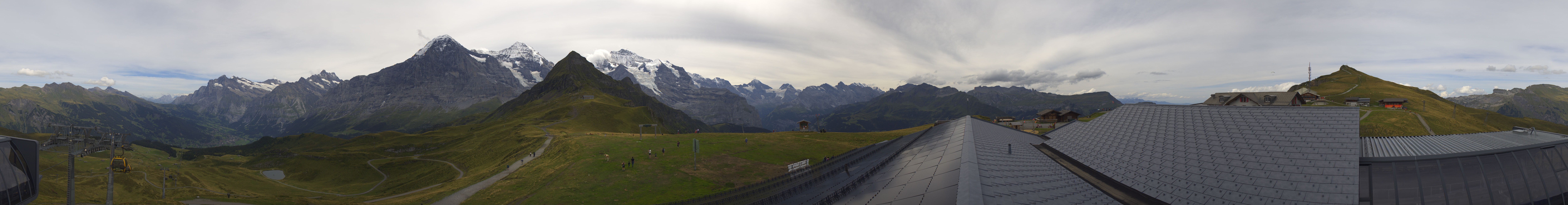Archived image Webcam Panoramic view from the Männlichen
