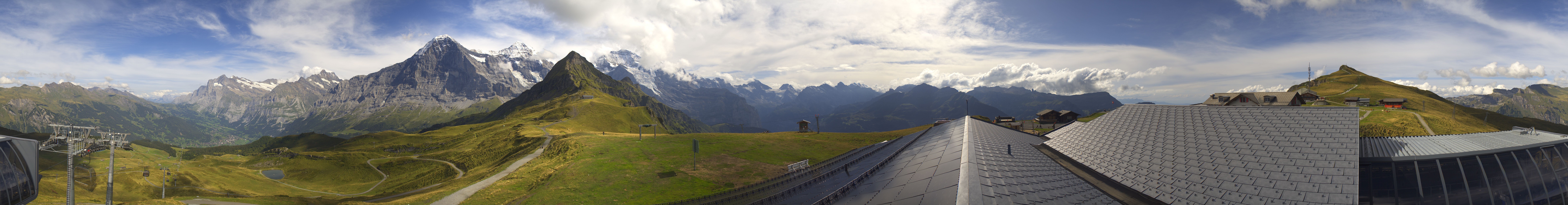 Archived image Webcam Panoramic view from the Männlichen