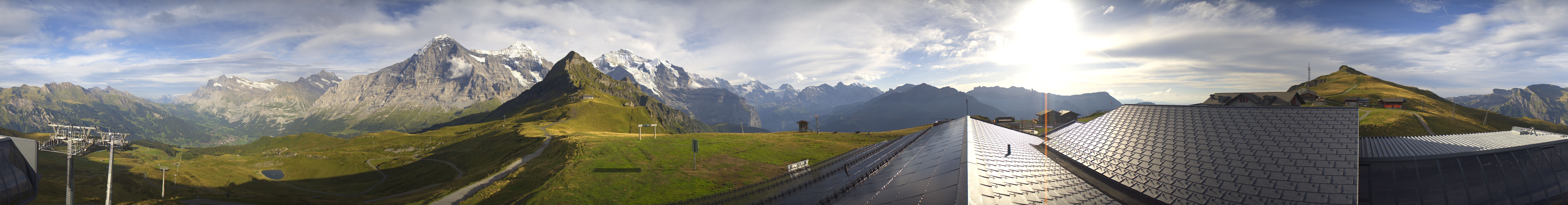Archived image Webcam Panoramic view from the Männlichen