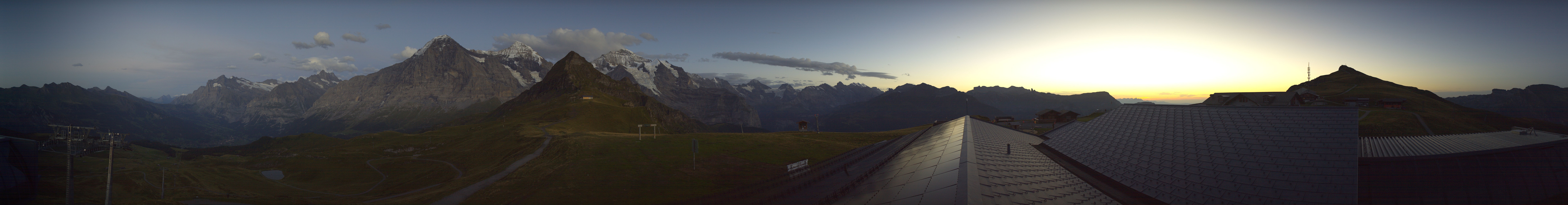 Archived image Webcam Panoramic view from the Männlichen