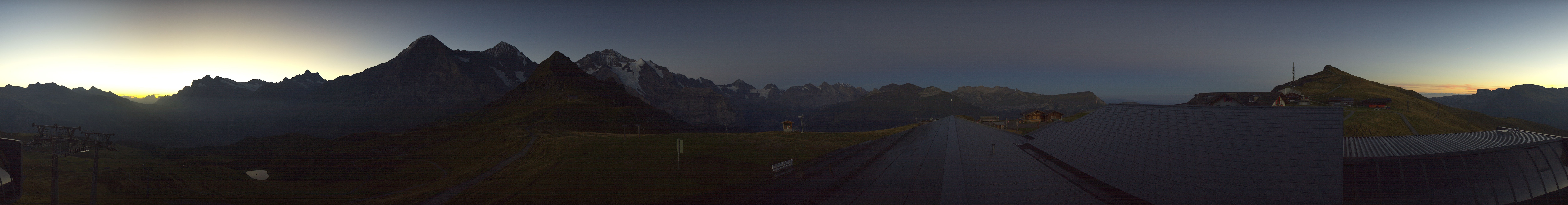 Archived image Webcam Panoramic view from the Männlichen