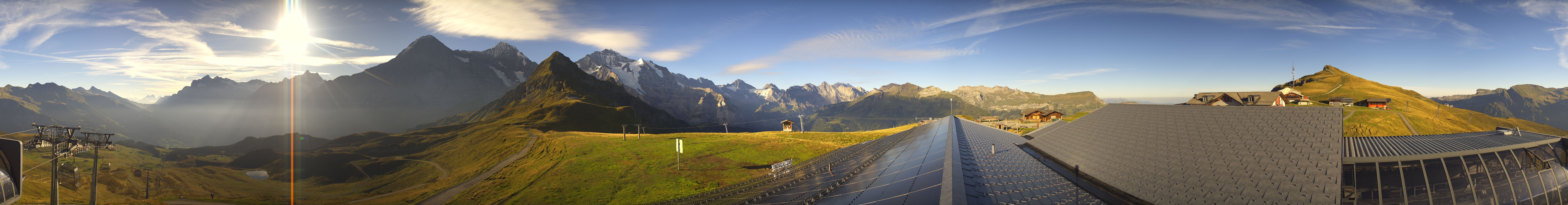Archived image Webcam Panoramic view from the Männlichen