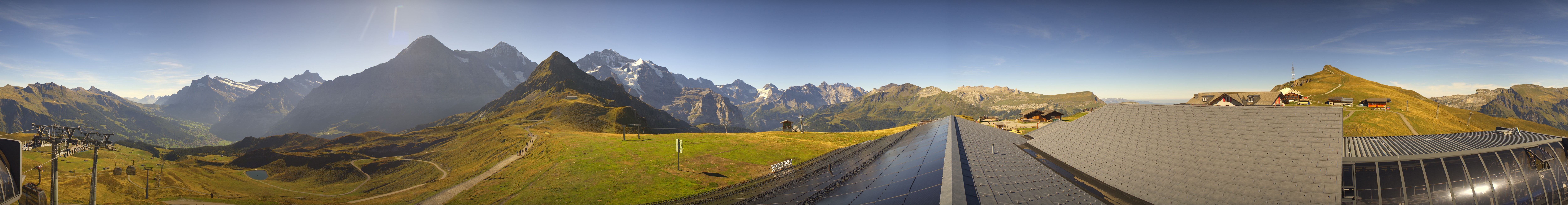 Archived image Webcam Panoramic view from the Männlichen