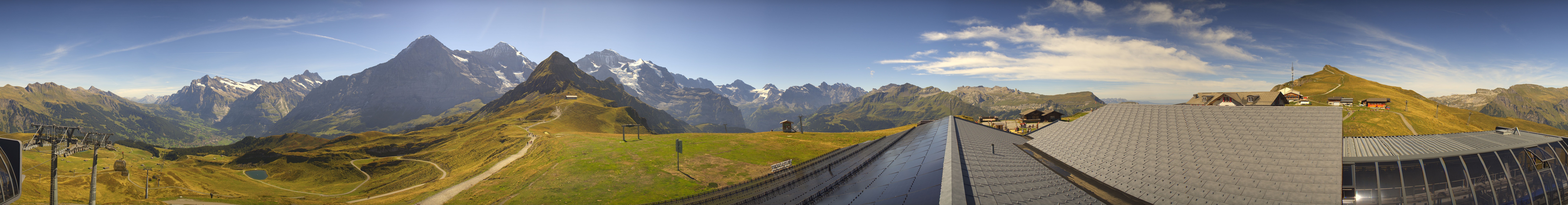 Archived image Webcam Panoramic view from the Männlichen