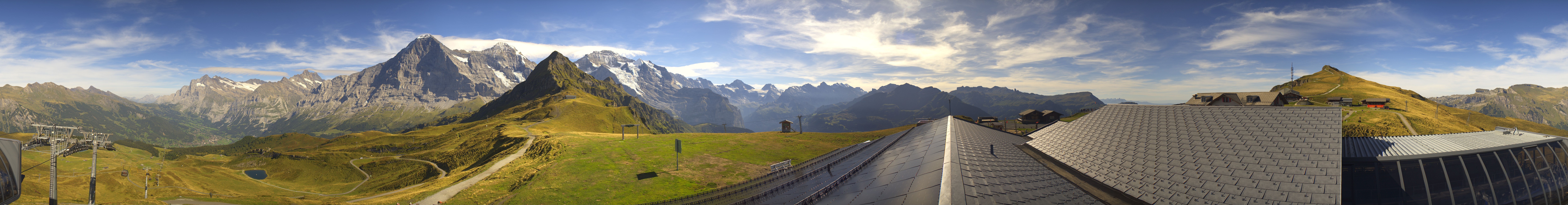 Archived image Webcam Panoramic view from the Männlichen