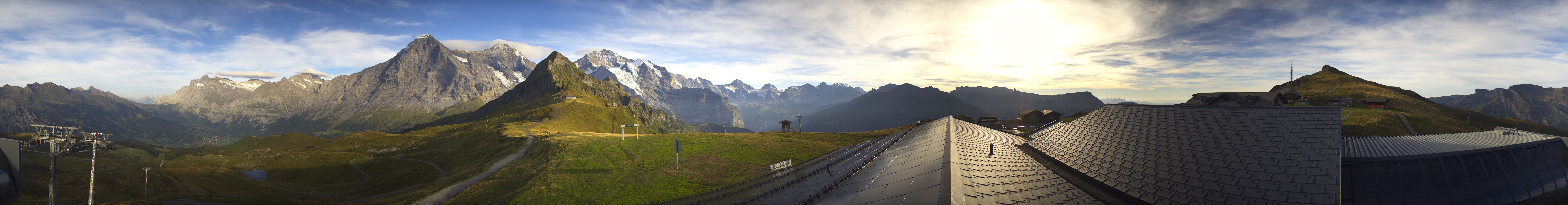 Archived image Webcam Panoramic view from the Männlichen