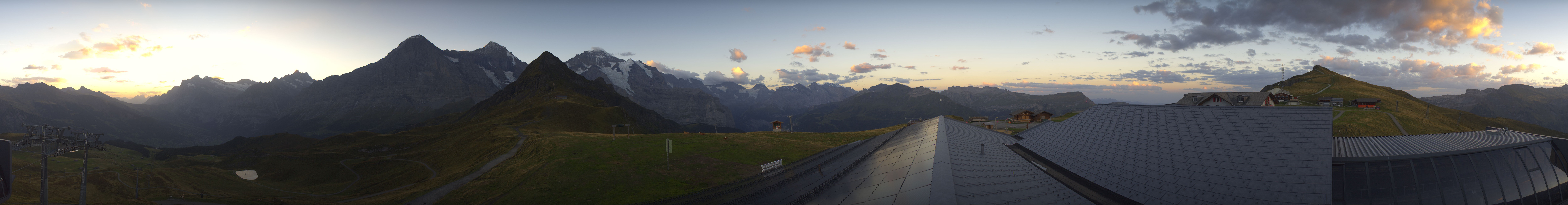 Archived image Webcam Panoramic view from the Männlichen