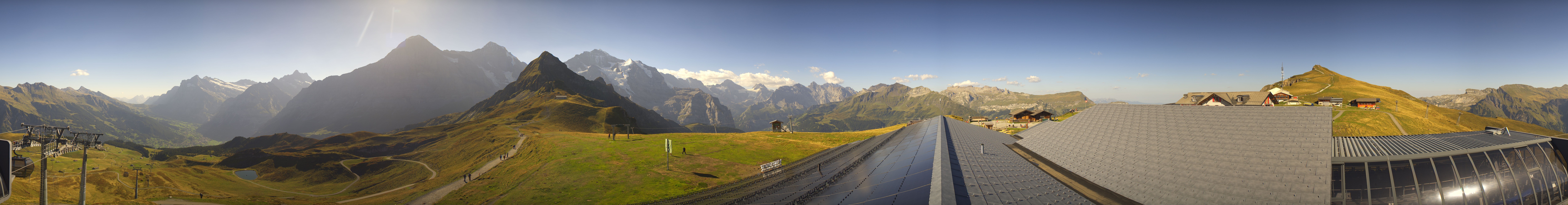 Archived image Webcam Panoramic view from the Männlichen