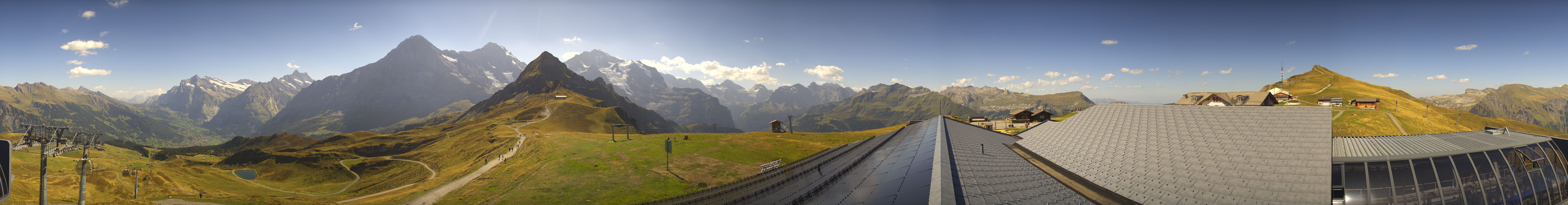 Archived image Webcam Panoramic view from the Männlichen