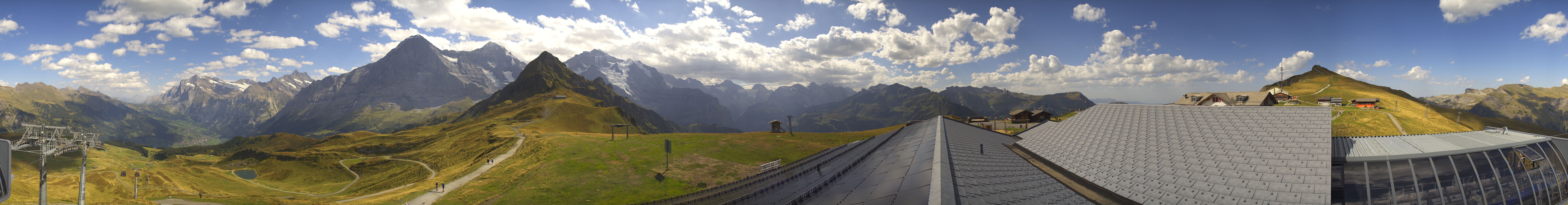 Archived image Webcam Panoramic view from the Männlichen