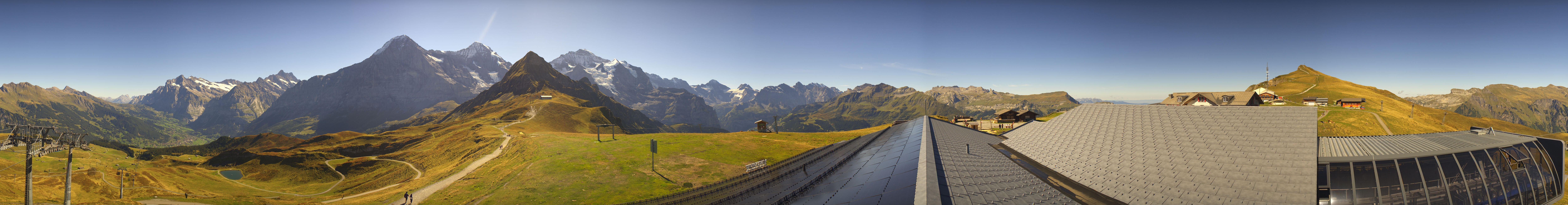 Archived image Webcam Panoramic view from the Männlichen