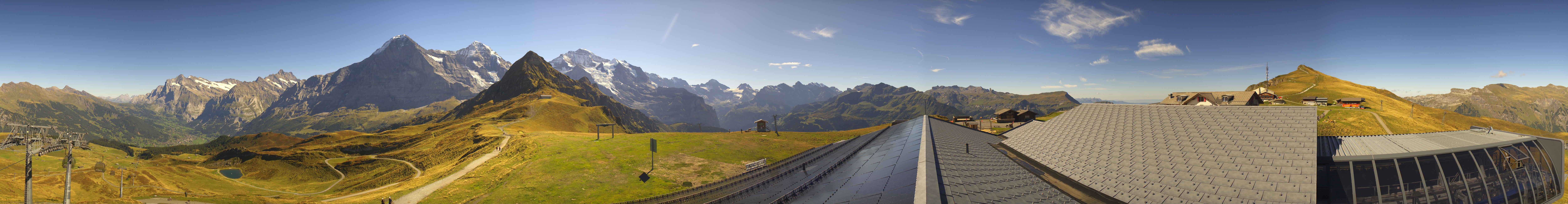Archived image Webcam Panoramic view from the Männlichen