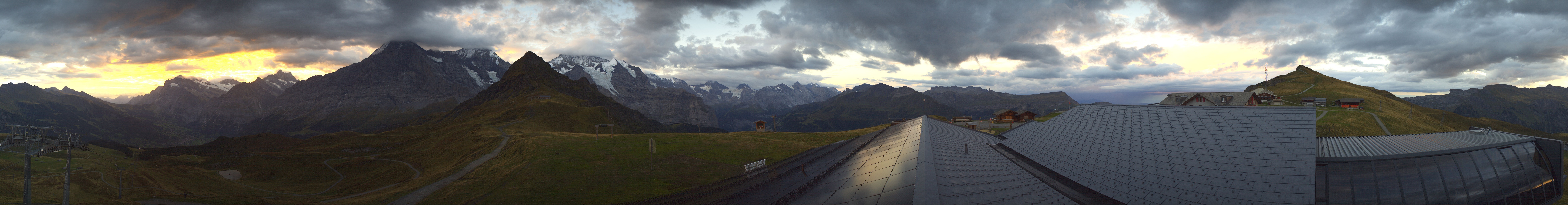 Archived image Webcam Panoramic view from the Männlichen