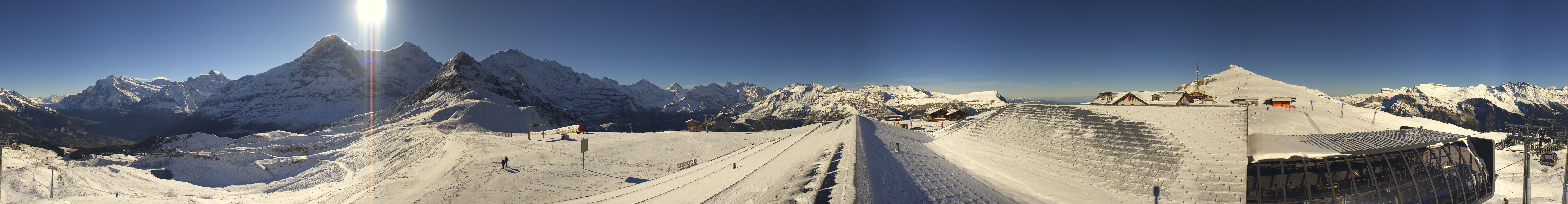 Archived image Webcam Panoramic view from the Männlichen