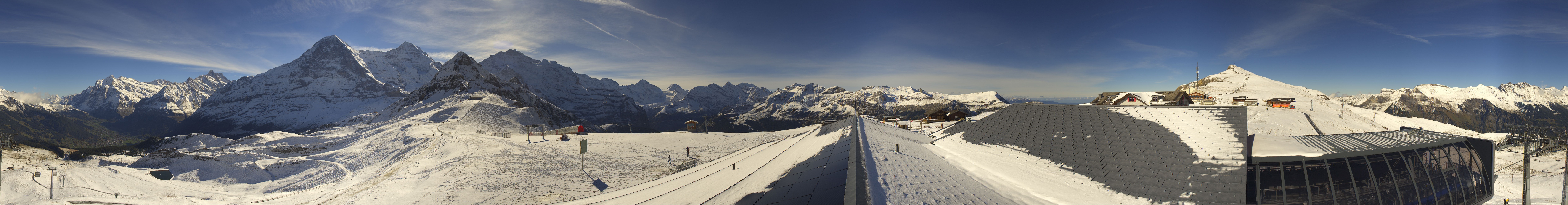 Archived image Webcam Panoramic view from the Männlichen