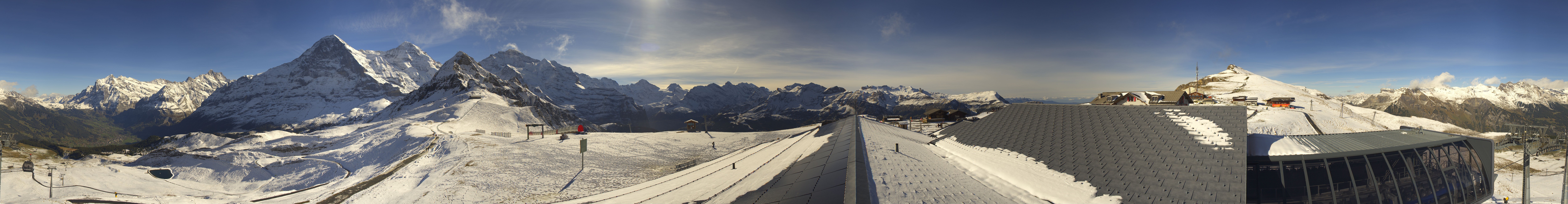Archived image Webcam Panoramic view from the Männlichen