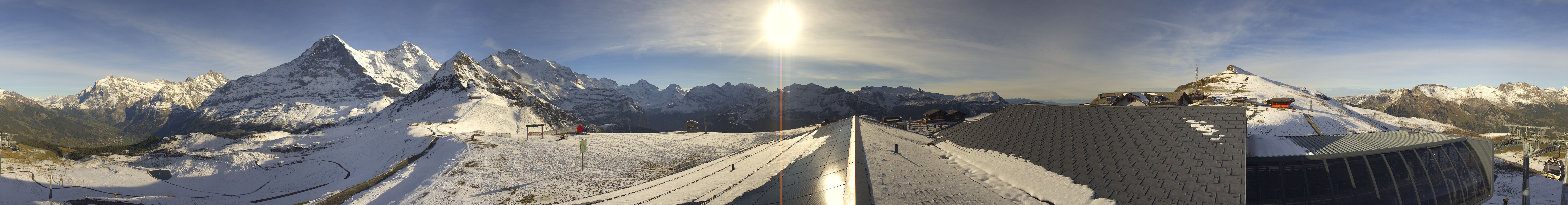 Archived image Webcam Panoramic view from the Männlichen