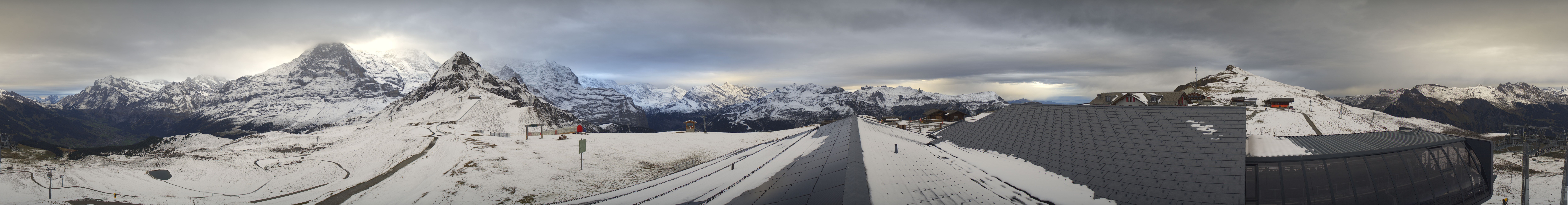 Archived image Webcam Panoramic view from the Männlichen