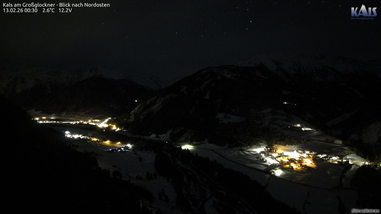 Archiv Foto Webcam Kals am Großglockner - Nordost