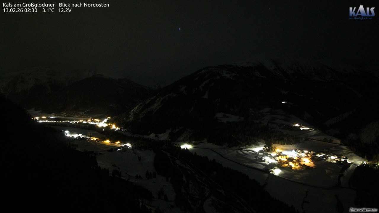 Archiv Foto Webcam Kals am Großglockner - Nordost