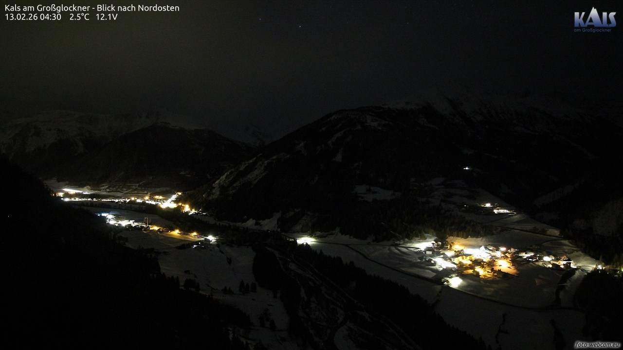 Archiv Foto Webcam Kals am Großglockner - Nordost