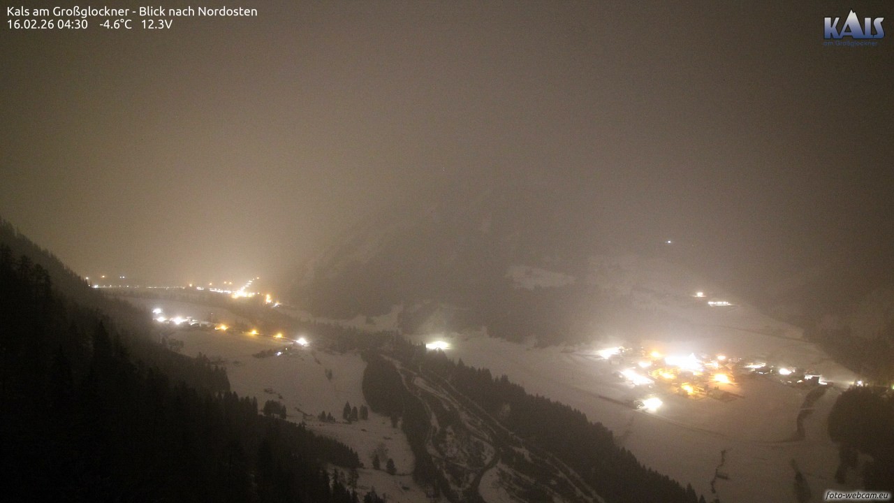 Archiv Foto Webcam Kals am Großglockner - Nordost