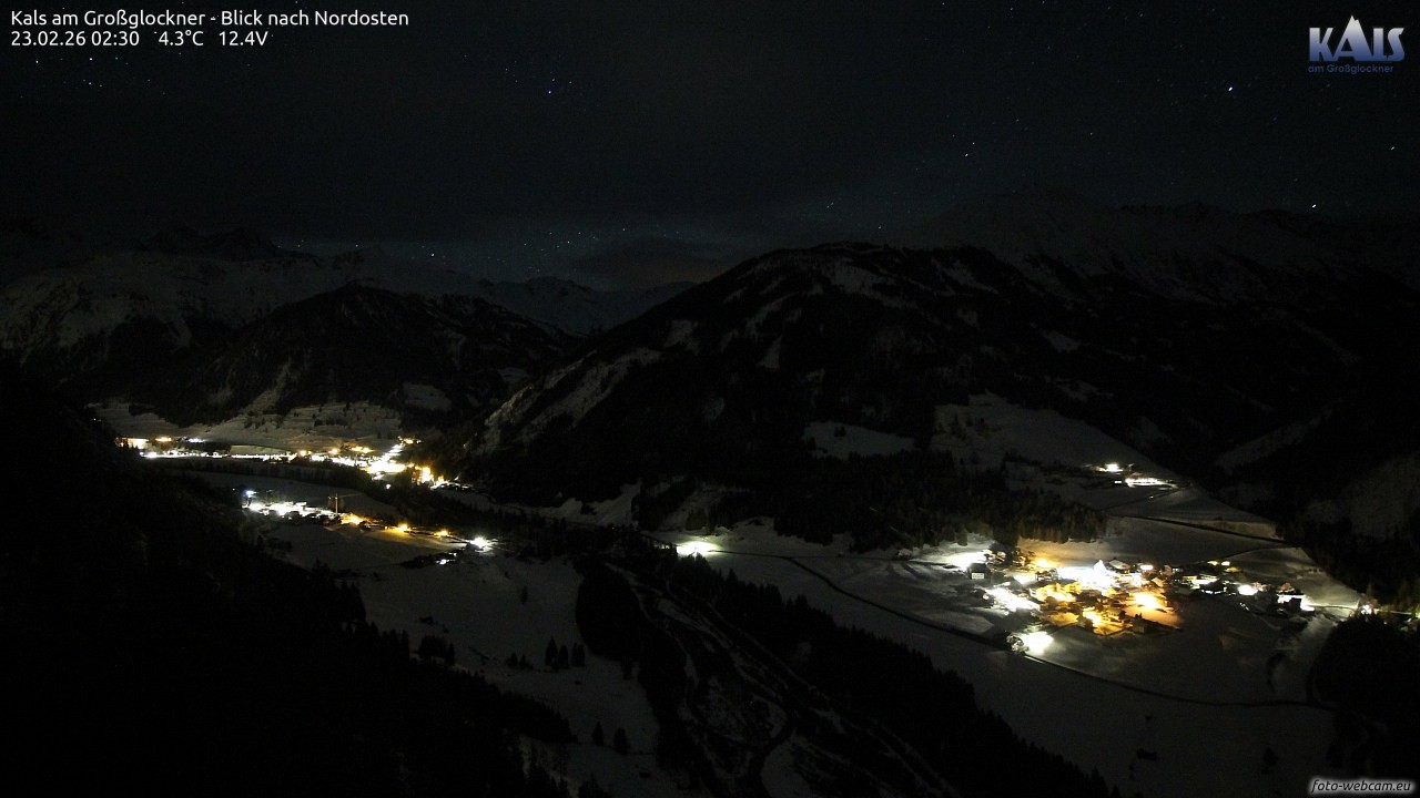 Archiv Foto Webcam Kals am Großglockner - Nordost