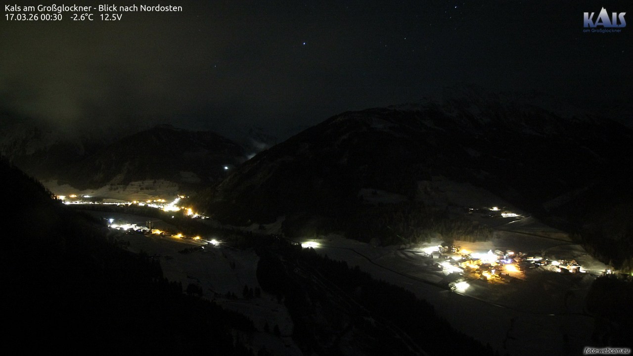 Archiv Foto Webcam Kals am Großglockner - Nordost