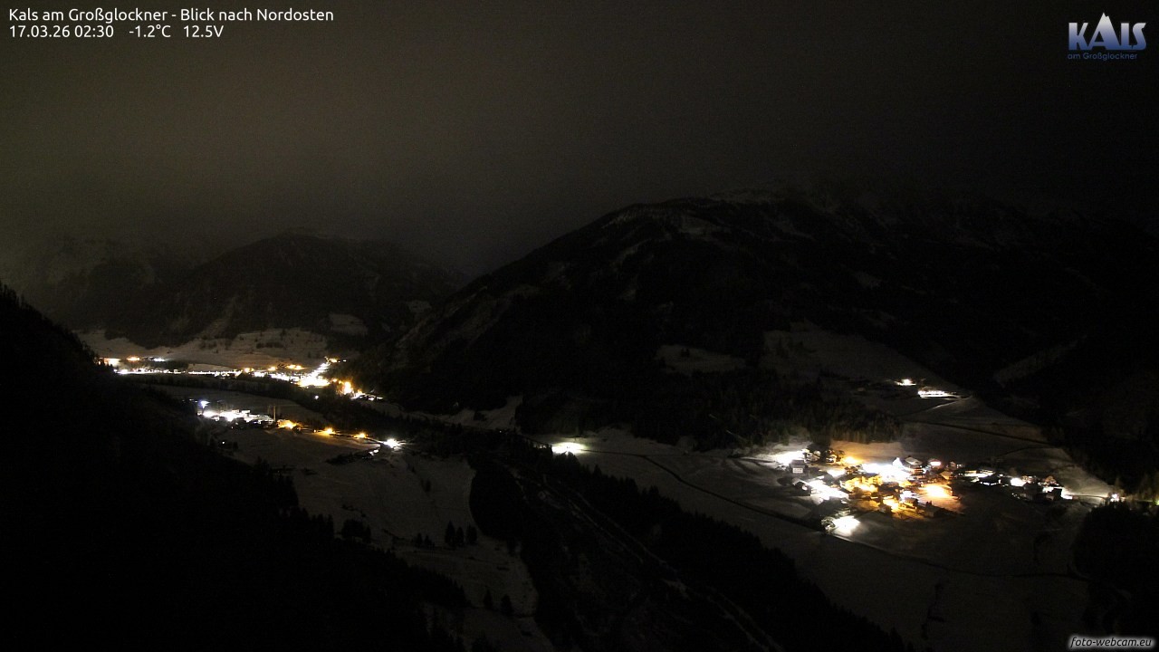 Archiv Foto Webcam Kals am Großglockner - Nordost