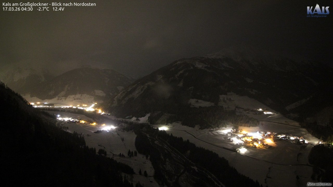 Archiv Foto Webcam Kals am Großglockner - Nordost