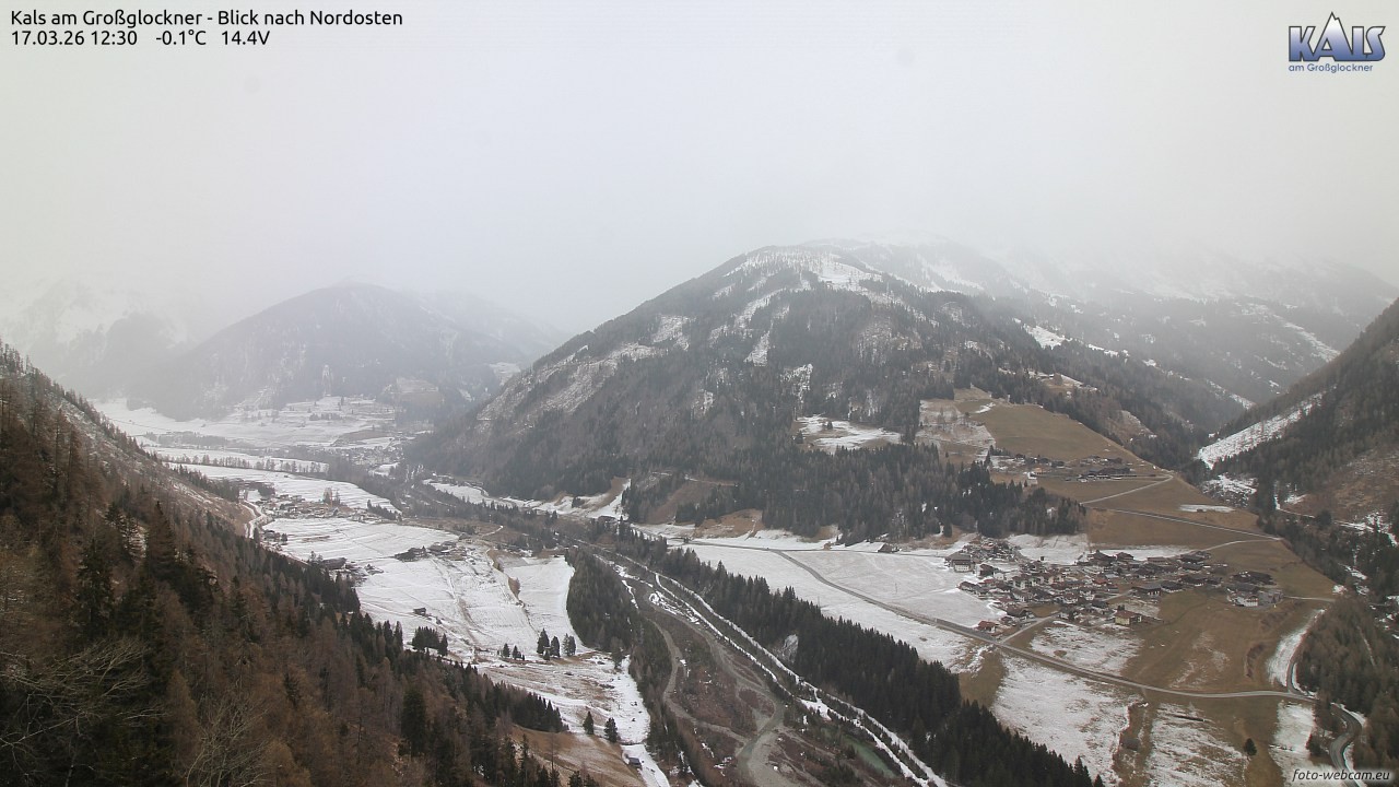 Archiv Foto Webcam Kals am Großglockner - Nordost
