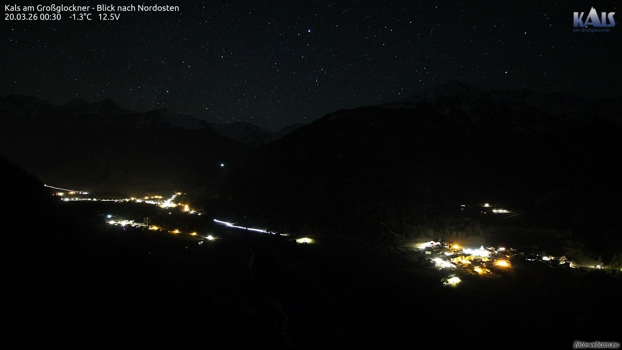 Archived image Webcam Kals am Großglockner - Northeast