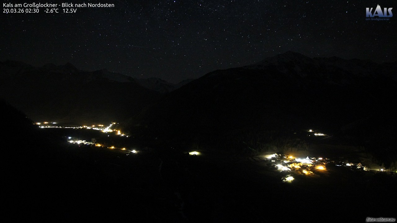 Archived image Webcam Kals am Großglockner - Northeast