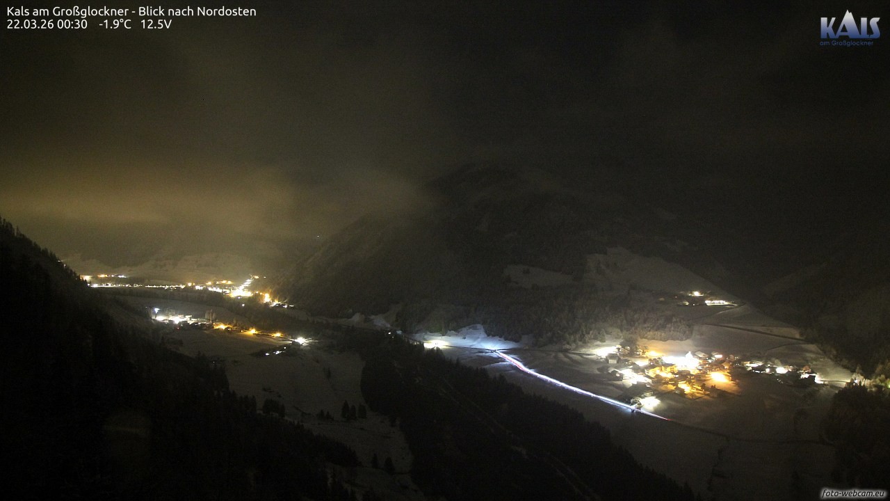 Archived image Webcam Kals am Großglockner - Northeast