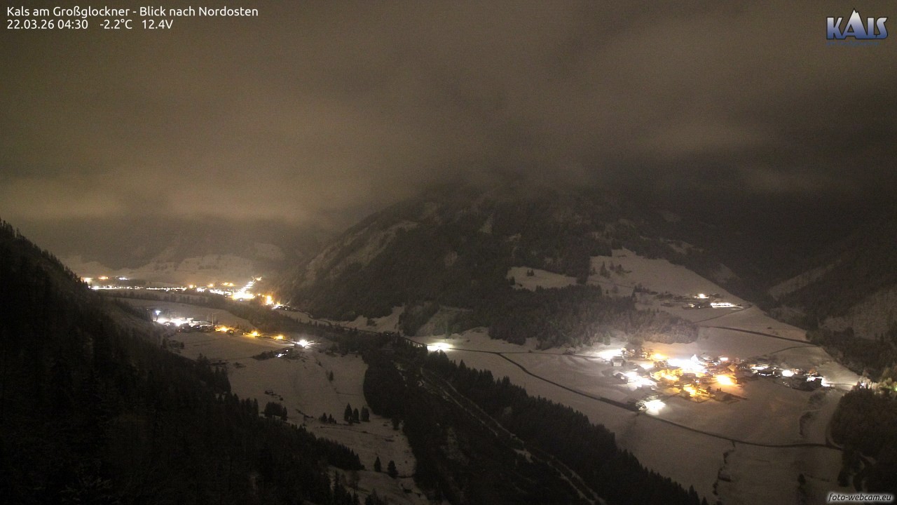 Archived image Webcam Kals am Großglockner - Northeast