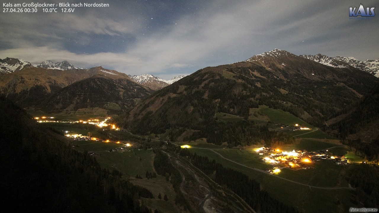 Archiv Foto Webcam Kals am Großglockner - Nordost
