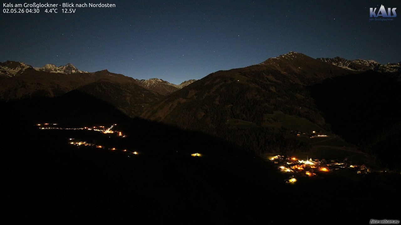 Archived image Webcam Kals am Großglockner - Northeast