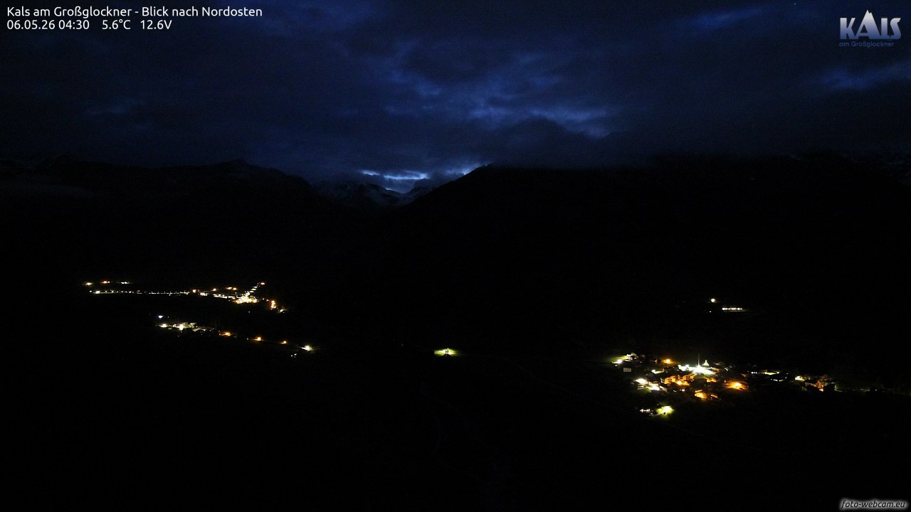 Archiv Foto Webcam Kals am Großglockner - Nordost