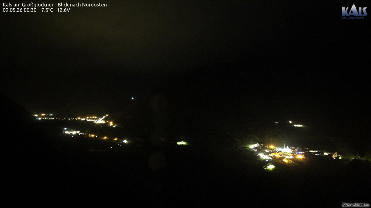 Archiv Foto Webcam Kals am Großglockner - Nordost